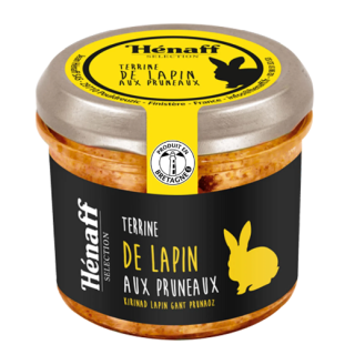 Rabbit terrine with prunes